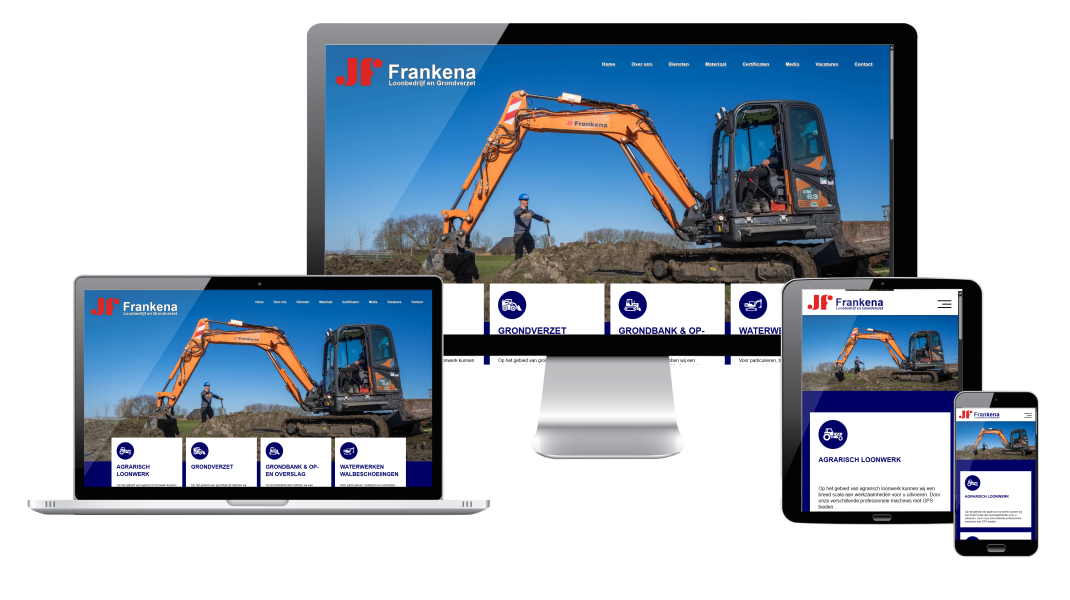 Website JF Frankena - HD Studio